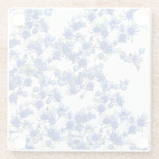 Hydrangea（BGC透過） ガラスコースター (裏面)