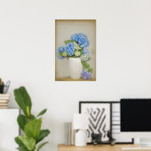 Hydrangea Bouquet ポスター (ホームオフィス)