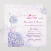 Hydrangea Bridal Shower Invitations 招待状 (正面/裏面)