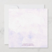 Hydrangea Bridal Shower Invitations 招待状 (裏面)