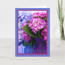 Hydrangea colors & borders I カード