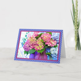 Hydrangea colors & borders II カード