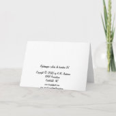 Hydrangea colors & borders III カード (裏面)