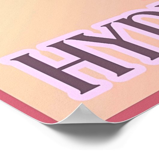 HYDRANGEA DOLL ポスター (角)