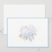 Hydrangea Flat Note Card ノートカード (正面/裏面)