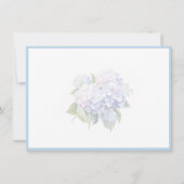 Hydrangea Flat Note Card ノートカード (正面)