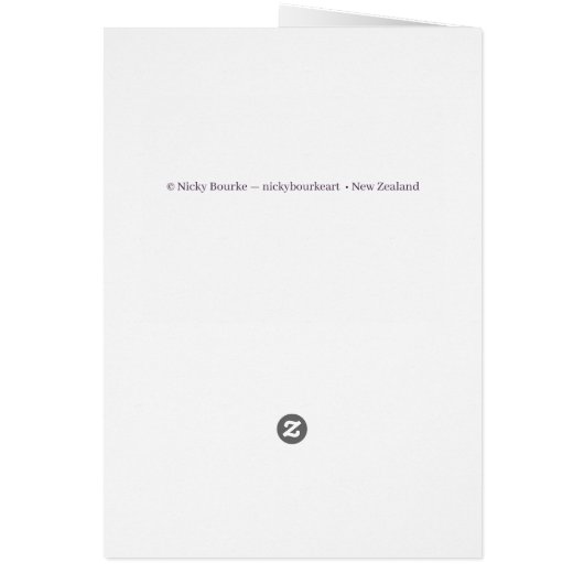 Hydrangea Floral Vase Card | Luxe Botanical (裏面)