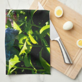 Hydrangea Flower Garden Kitchen Towel キッチンタオル (四つ折り)