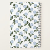 Hydrangea Flower Personalized Journal Notebook ノートブック (裏面)