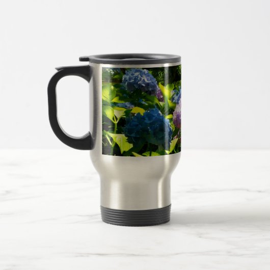 Hydrangea Flower Travel Mug トラベルマグ (左)
