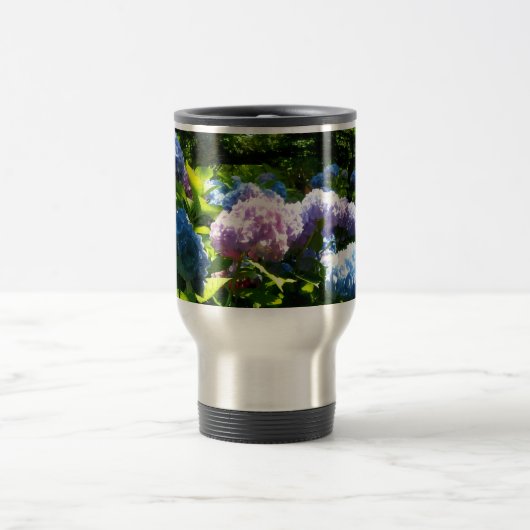 Hydrangea Flower Travel Mug トラベルマグ (中央)