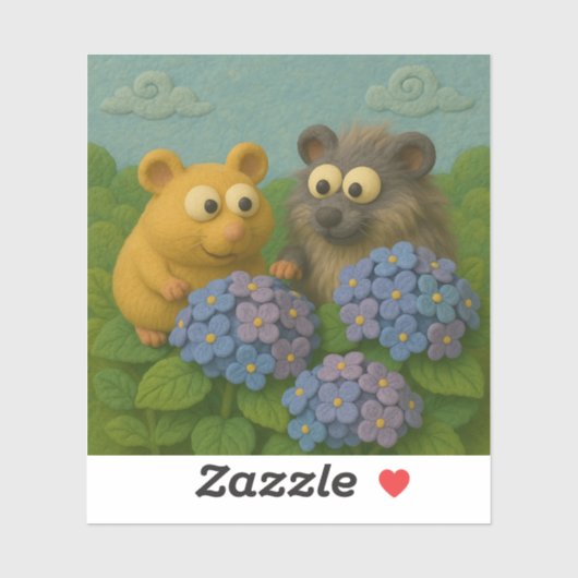 Hydrangea Friends Sticker シール (シート)