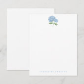 Hydrangea Garden ノートカード (正面/裏面)