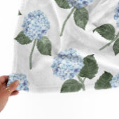 Hydrangea Garden Monogram  フリースブランケット