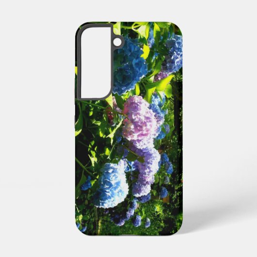 Hydrangea Garden Phone Case Samsung Galaxyケース (裏面)