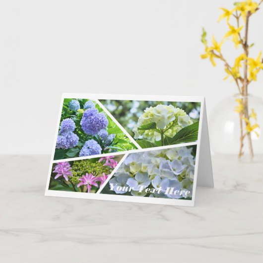 Hydrangea [Greeting Card] カード (黄色い花)