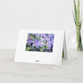 Hydrangea [Greeting Card] カード (裏面)