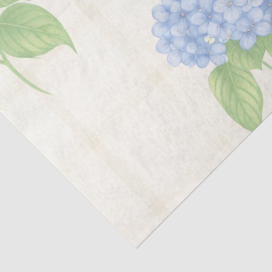 Hydrangea Luxe Floral Tissue Paper | Elegant Blue 薄葉紙 (詳細)
