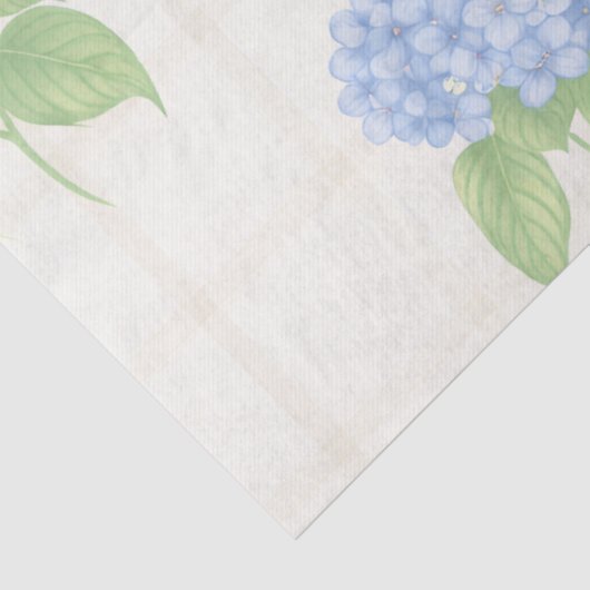 Hydrangea Luxe Floral Tissue Paper | Elegant Blue  薄葉紙 (詳細)