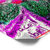 Hydrangea macrophylla ポスター (角)