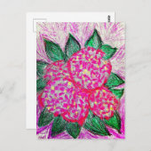 Hydrangea macrophylla ポストカード (正面/裏面)