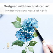 Hydrangea Save The Date With Picture セーブザデート