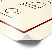 Hydrangea Vintage BOHO Wedding Seating Chart フォトプリント (角)