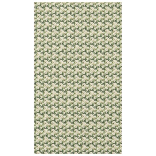 Hydrangea watercolour floral Boho retro flowers テーブルクロス (正面)