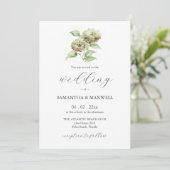 Hydrangea Wedding Invitation Invitations 招待状 (スタンド正面)