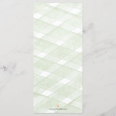 Hydrangea Wedding Menus  メニュー (裏面)