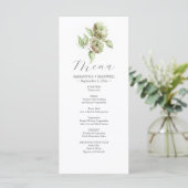 Hydrangea Wedding Menus  メニュー (スタンド正面)