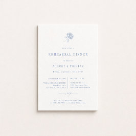 HYDRANGEA Wedding Rehearsal Dinner 案内状