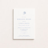 HYDRANGEA Wedding Rehearsal Dinner 案内状