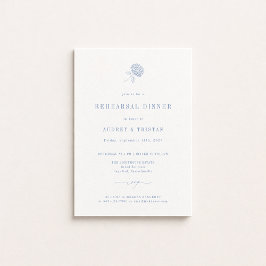 HYDRANGEA Wedding Rehearsal Dinner 案内状