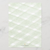 Hydrangea Wedding Table Decor | Menu メニュー (裏面)