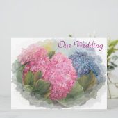 HYDRANGEASフレーム – 結婚式招待状 招待状 (スタンド正面)