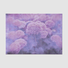 HydrangeasフローラChic Purpleヴィンテージテクスチャ 薄葉紙