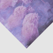 HydrangeasフローラChic Purpleヴィンテージテクスチャ 薄葉紙 (詳細)