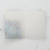 Hydrangeas  5 x 7 Thank You Card サンキューカード (内部)