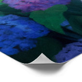 Hydrangeas Print ポスター (角)