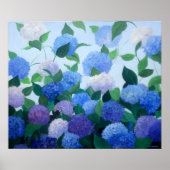 Hydrangeas Print ポスター (正面)
