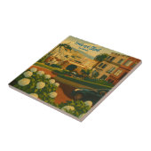 Hydrangeas San Francisco Lombard Street Coit Tower タイル (側面)