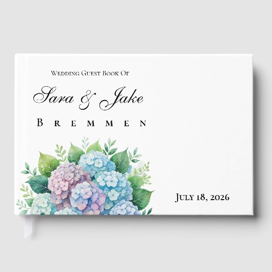 Hydrangeas Wedding ゲストブック (正面)