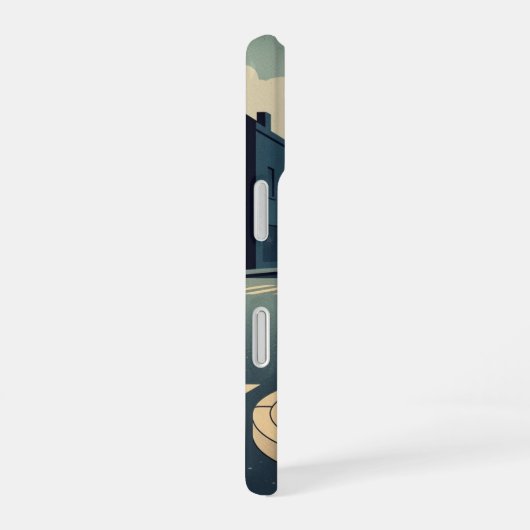 Hydrant on Quiet Street iPhone 16ケース (右側面)