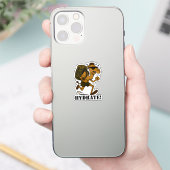 Hydrate – 面白いラクダのランニング フィットネス デザイン シール (スマートフォン)
