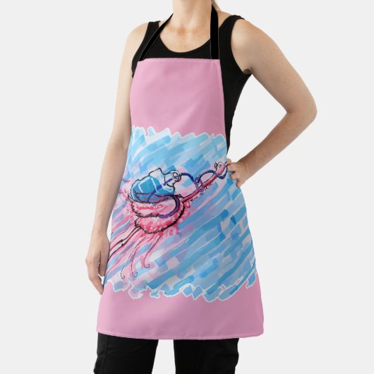 Hydrated Flamingo エプロン (インサイチュ)