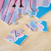 Hydrated Flamingo ジグソーパズル (側面)