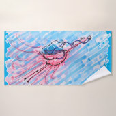 Hydrated Flamingo バスタオル (バスタオル)