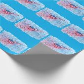 Hydrated Flamingo ラッピングペーパー (角)