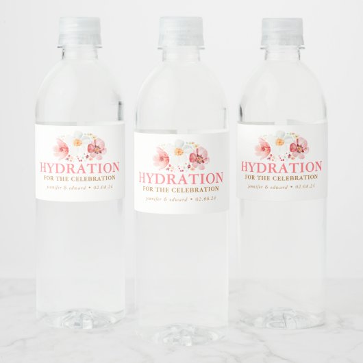 Hydration for the Celebration - Wildflowers ペットボトルラベル (ボトル)
